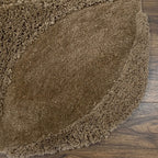 Organic rug - Odette Curves Brown