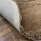 Organic rug - Odette Curves Brown