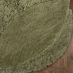 Organic rug - Odette Curves Green