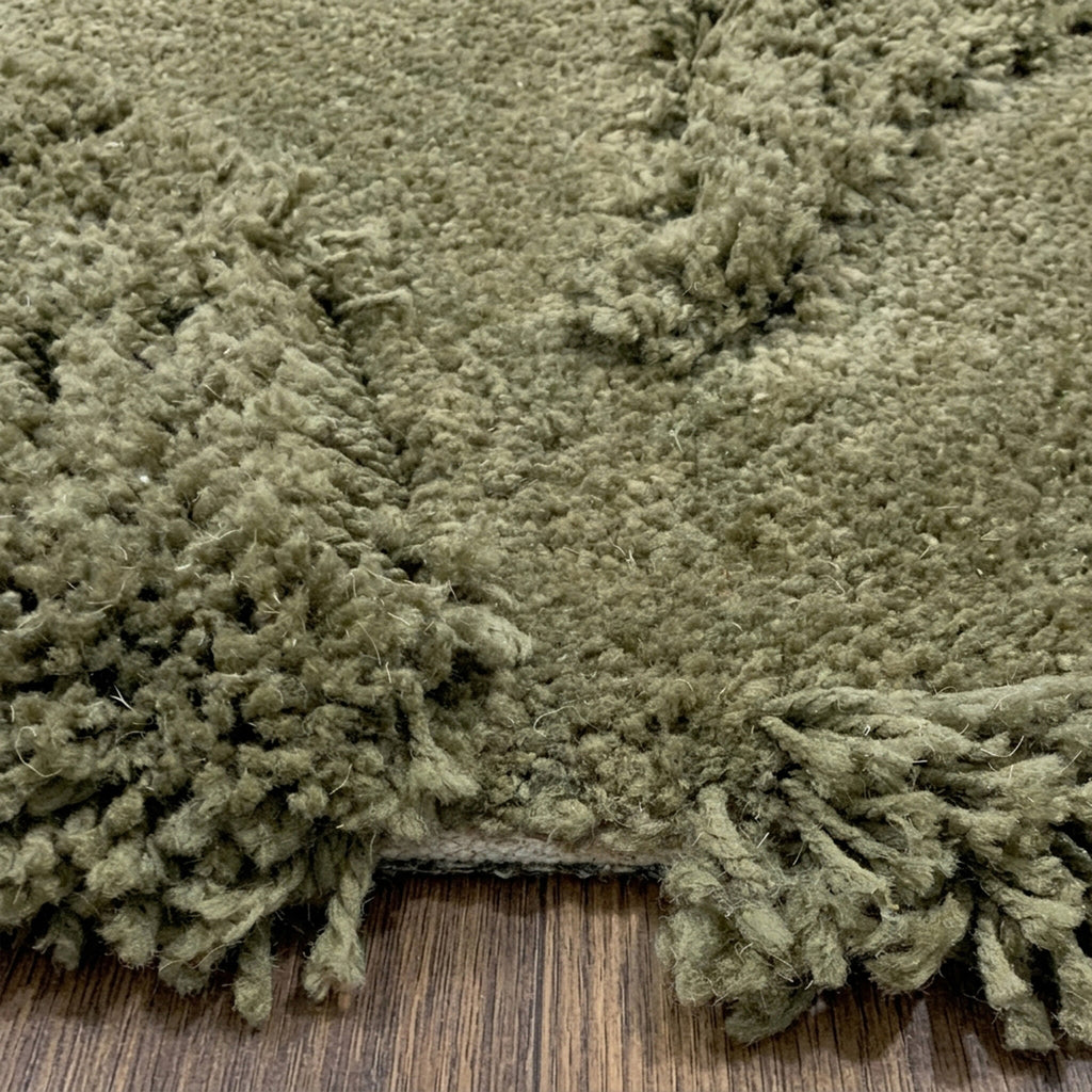 Organic rug - Odette Curves Green