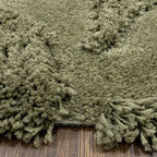 Organic rug - Odette Curves Green