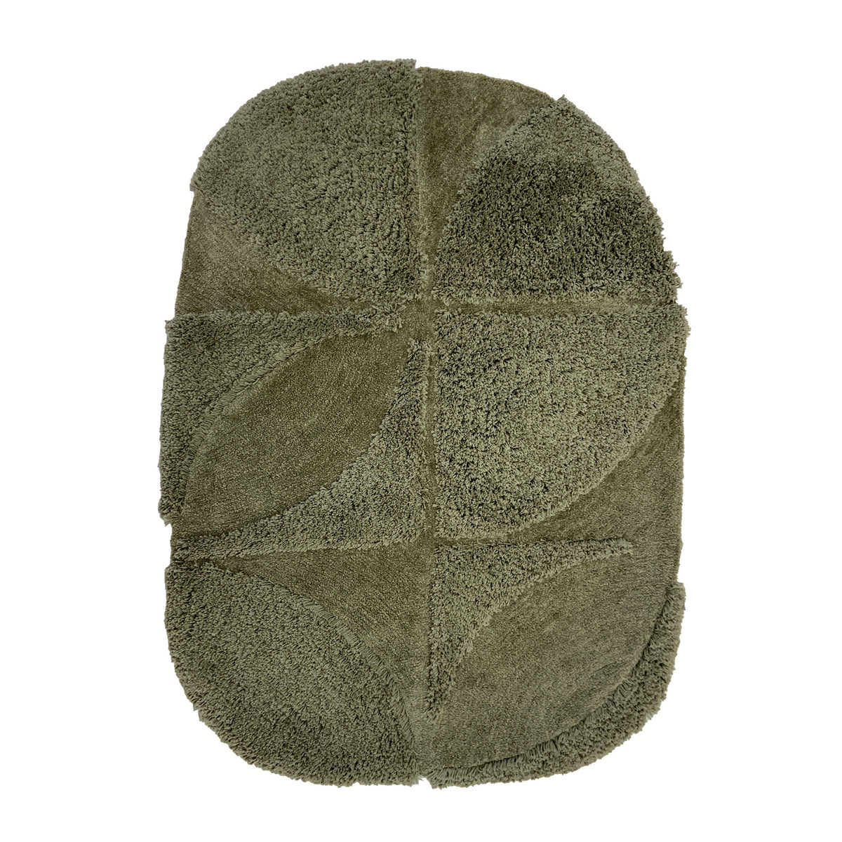 Organic rug - Odette Curves Green