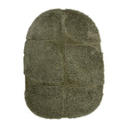 Organic rug - Odette Grid Green