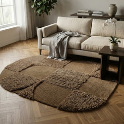 Organischer Teppich - Odette Shapes Braun