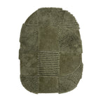 Organic rug - Odette Shapes Green