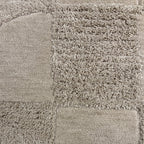 Organic rug - Odette Shapes Taupe