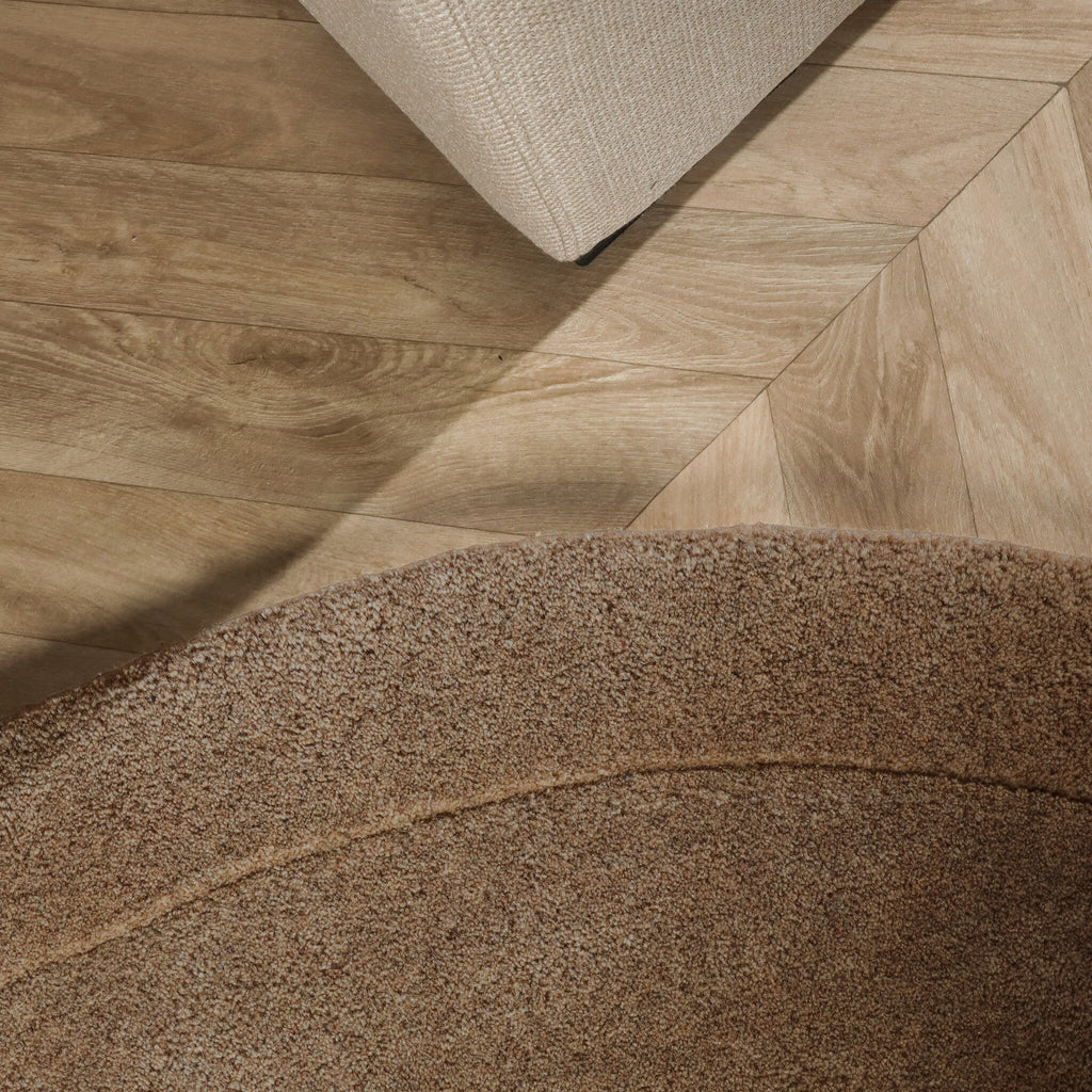Organischer Teppich - Isara Border Brown
