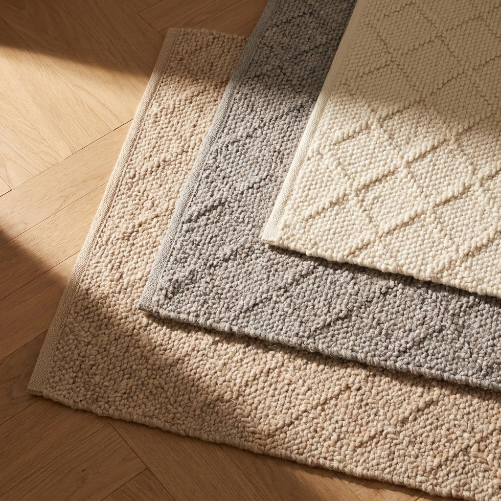 Wollteppich - Knit Grau