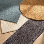 High Pile Rug - Solid Turquoise