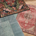 Vintage Rug - Estate Medallion Blue/Green