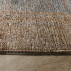 Runder abstrakter Teppich - Rusty Pastel