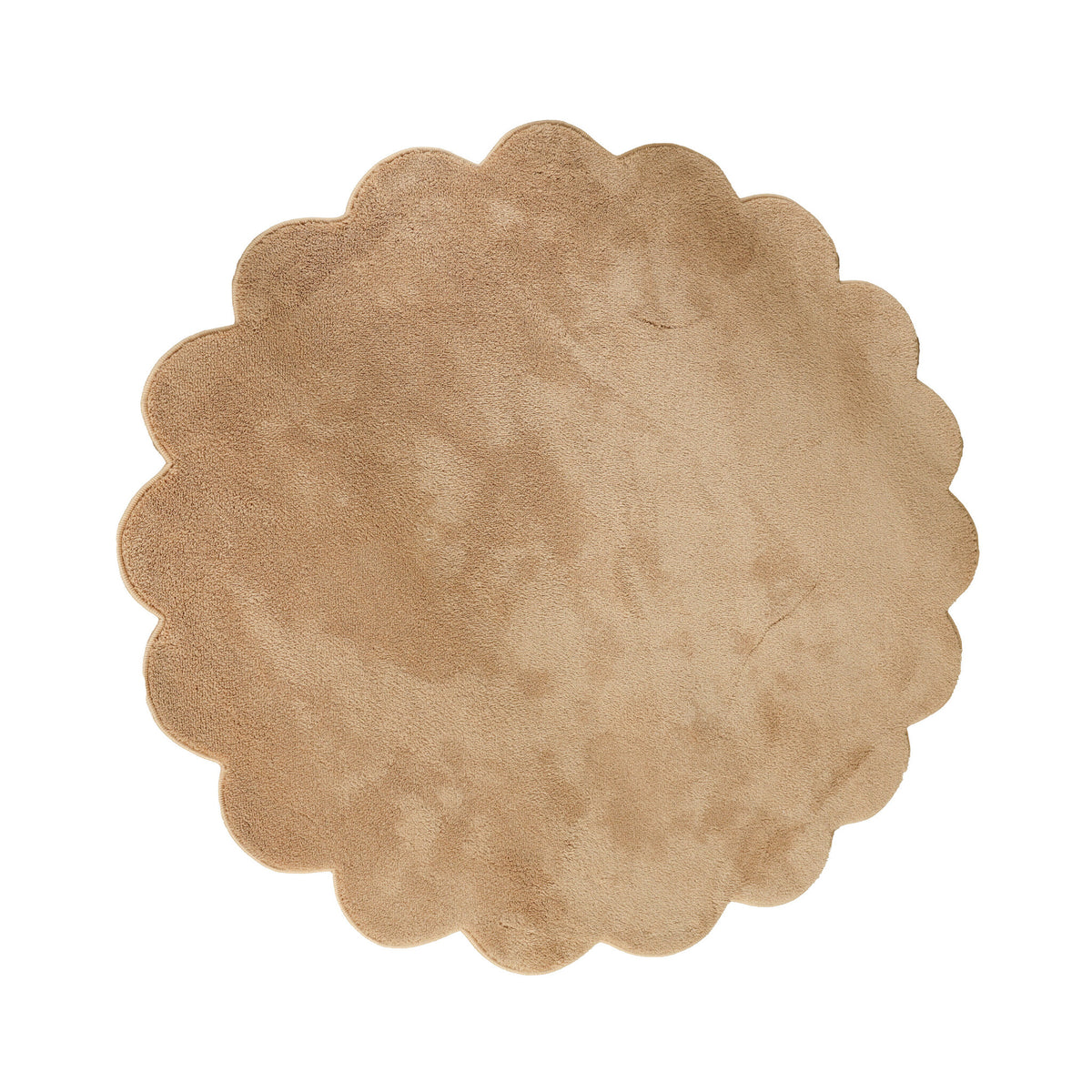 Round washable rug - Puck Brown