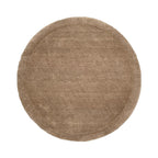 Round rug - Isara Border Brown