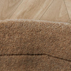 Round rug - Isara Border Brown