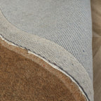 Round rug - Isara Border Brown