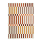 Washable children’s rug - Billy Blocks Terracotta