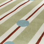Waschbarer Kinderteppich - Billy Dots Grün