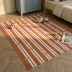 Washable children’s rug - Billy Dots Terracotta