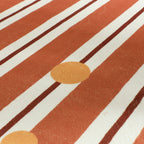 Washable children’s rug - Billy Dots Terracotta