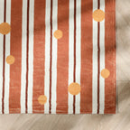 Washable children’s rug - Billy Dots Terracotta