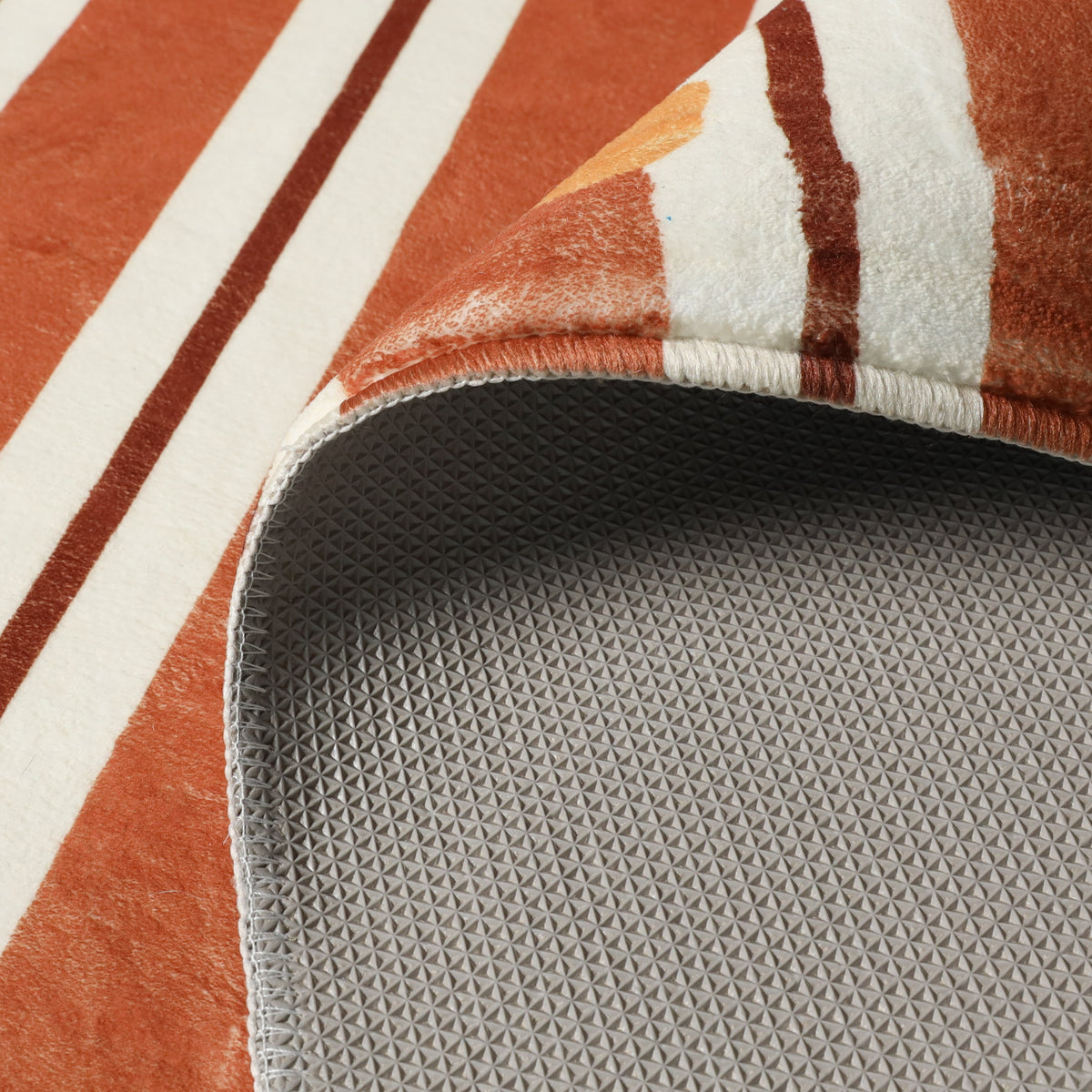 Washable children’s rug - Billy Dots Terracotta