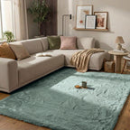 Soft High Pile Rug - Comfy Supreme Blue/Green