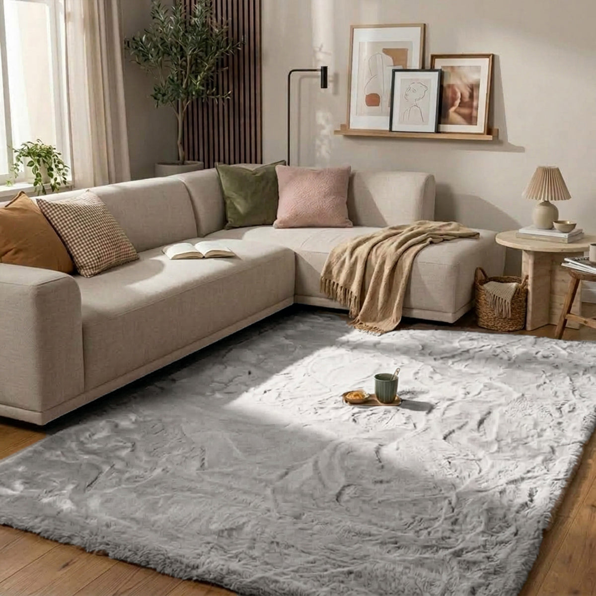 Soft High Pile Rug - Comfy Supreme Grey