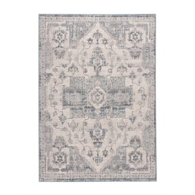 Teppich Vintage - Inspire Creme Blau 215 - sfeer