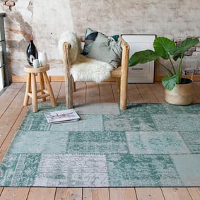 Teppich Patchwork - Dreams Mint Türkis