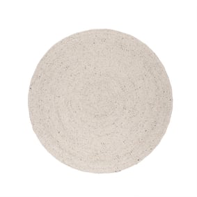 Wollteppich Rund - Wise Grau Meliert 367 - sfeer