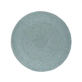 Wollteppich Rund - Wise Blau 364 - sfeer