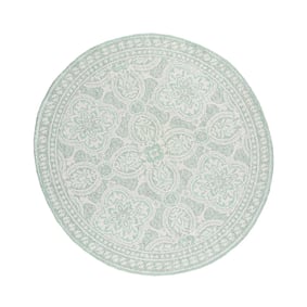 In- & Outdoor Teppich Rund - Summer Oriental Mint - sfeer