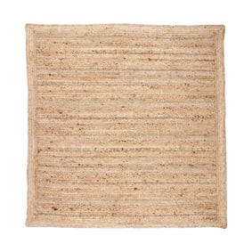 Jute Teppich Quadrat - Fair Natur - sfeer