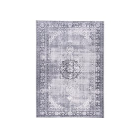 Teppich Vintage - Estate Medaillon Grau - sfeer