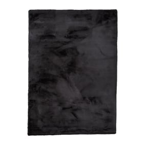 Hochflor Teppich - Comfy Supreme Schwarz - sfeer