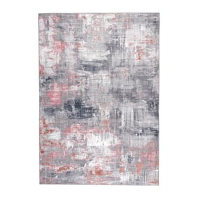 Moderner Teppich - Strength Rot Rosa - sfeer