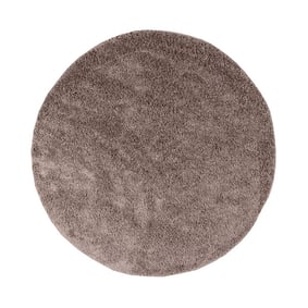 Teppich Hochflor Rund - Lofty Taupe - product