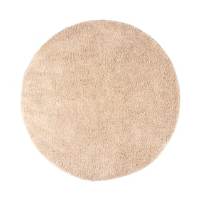 Teppich Hochflor Rund - Lofty Beige - sfeer