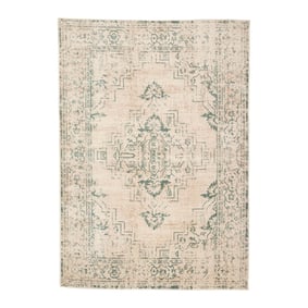 Teppich Vintage - Spring Ethnic Creme Grün - sfeer