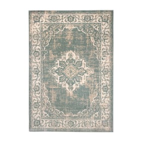 Teppich Vintage - Spring Medaillon Grün Creme - sfeer