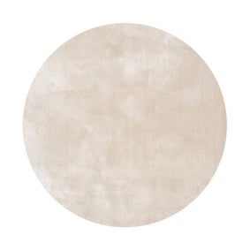 Waschbarer Viskose Teppich Rund - Vive Creme - sfeer
