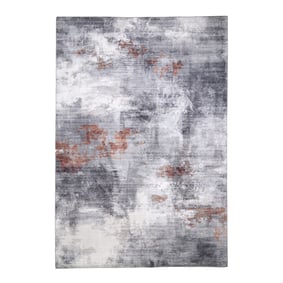 Moderner Teppich - Strong Grau Terracotta - sfeer