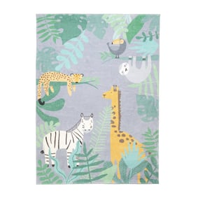 Kinderteppich - Jungle Giraffe Bunt - sfeer