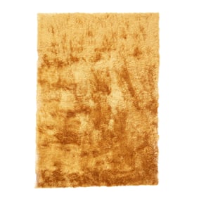 Hochflor Teppich - Glorious Gold Gelb - sfeer