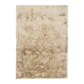Hochflor Teppich - Glorious Champagner Creme - sfeer