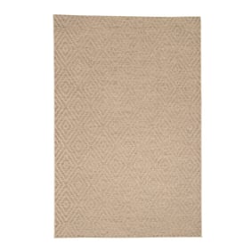 In- & Outdoor Jute Teppich - Fora Tile Natural - sfeer
