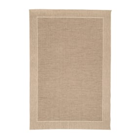 In- & Outdoor Jute Teppich - Fora Edge Natural - sfeer