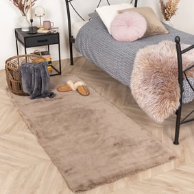 Hochflor Läufer - Comfy Supreme Taupe