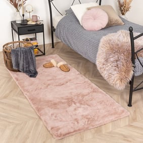 Hochflor Läufer - Comfy Supreme Rosa