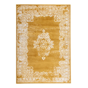Teppich Vintage - Adore Medaillon Gelb - sfeer